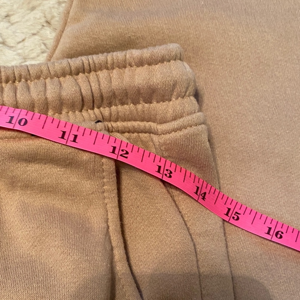 🌸 Refuge Tan Joggers with Blue Butterfly Accents - Picture 7 of 9